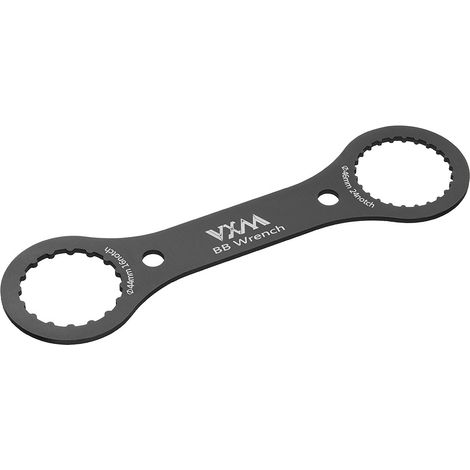 Clé creuse BB44-46 noire Clé pour boîtier de pédalier de vélo VXM en alliage d'aluminium DUB/BB44 46, outil de démontage de plateau creux monobloc (1/5)