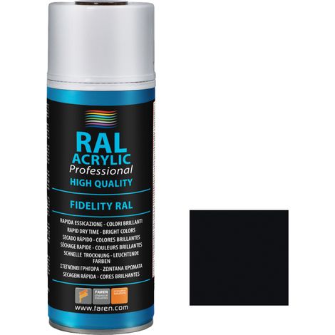 PINTURA EN SPRAY PINTYPLUS EVOLUTION 520cc RAL 9005 NEGRO INTENSO SATINADO (1/4)