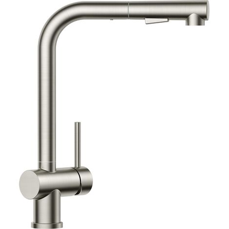 Rubinetto Cucina con Doccetta Estraibile, Girevole 360° e Doppia Funzione, Acciaio Inossidabile (1/4)