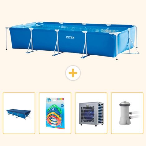 Intex Piscine Tubulaire Rectangulaire - 450x220x84 cm - 5-pièces  S13 (1/5)