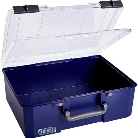 raaco 147255 Kleinteilebehälter CarryLite 150 5x10-0/DL (B x H x T) 413 x 148 x 330 mm Blau 1 St. (1/2)