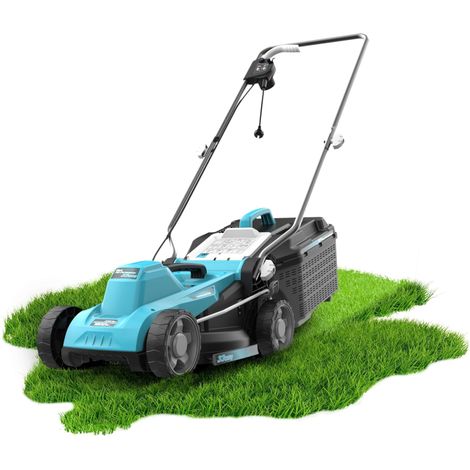 Cecotec – Tondeuse électrique filaire 1200W – Largeur de coupe 33cm – Hauteur réglable 25/45/65mm – Système BeltDrive pour sécurité