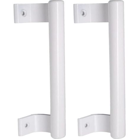 2 Stück Porte-Coulissante-Stützen, 8 Teile Material und Aluminiumlegierung, praktisch für die Terrassentür, Glastür. Ersetzen Sie bestimmte alte Türöffner (1/5)