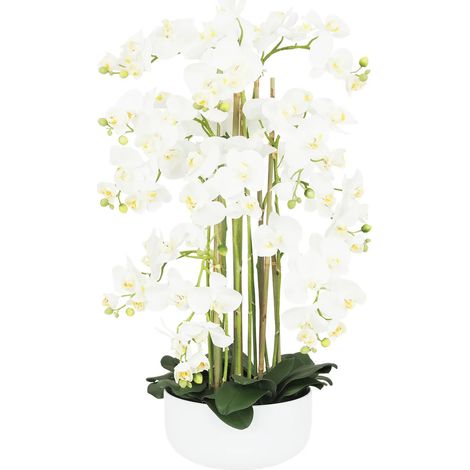 Orchidée artificielle 80cm (1/4)