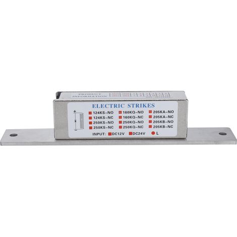 Serrure électrique 12 V à gâche pour cadre de porte étroit, pour usage domestique. (1/5)