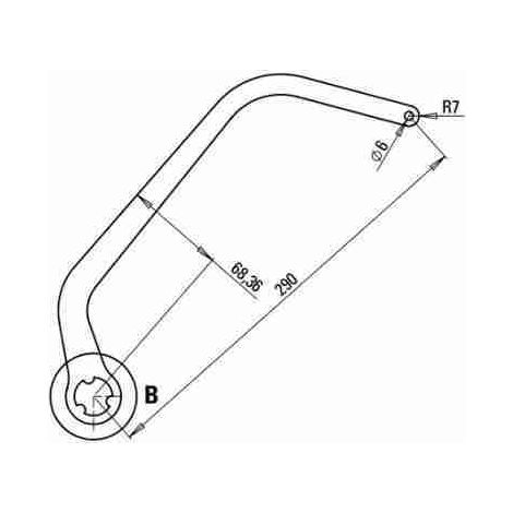 Coppia Bracci Nd7 Per Automazione N1d Automatismi Accessori Faac 5732