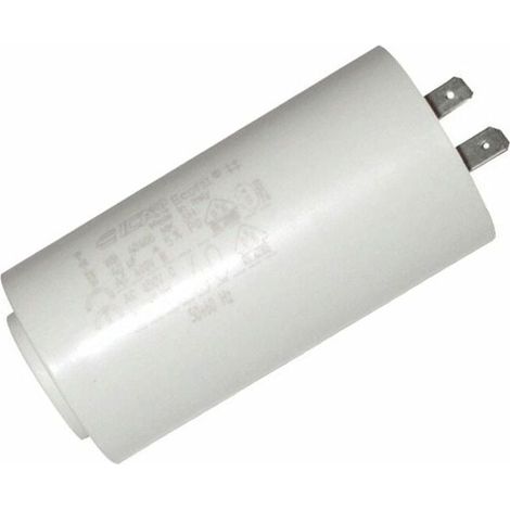 Condensateur 40 uF – Tension 425V/450V/475V – Cosses 6,4mm – Durée de vie 10 000 heures – Pour nettoyeurs haute pression