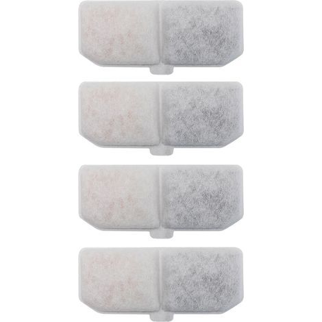 Nestling Baumwoll-Wasserspenderfilter für Haustiere, Ersatzfilter für Katzentrinkbrunnen, Filter für Katzenfütterung und -tränke, Aktivkohlefilter für Trinkbrunnen (1/5)