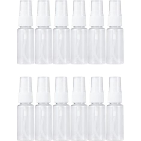 12 Pieces Transparent Spray Bottle Cosmetic Bottle (1/5)