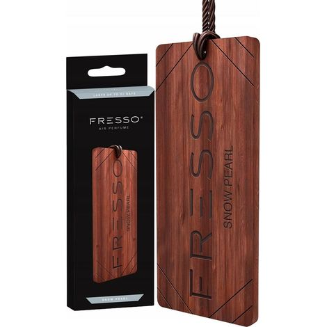 Ciondolo profumato in legno Fresso - Perla di neve (1/3)