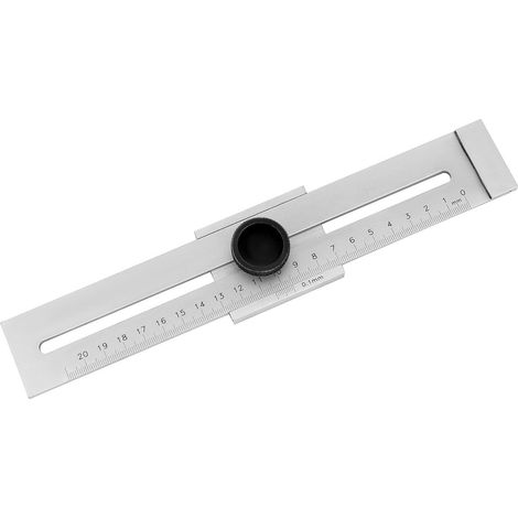 Règle à tracer en acier inoxydable, plage de mesure des métaux 250 mm, règle à tracer parallèle en acier inoxydable (1/3)