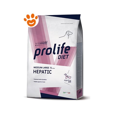 Prolife Dog Veterinary Medium Large Hepatic  - Prolife Dog Veterinary Medium Large Hepatic - Sacco Da 8 Kg