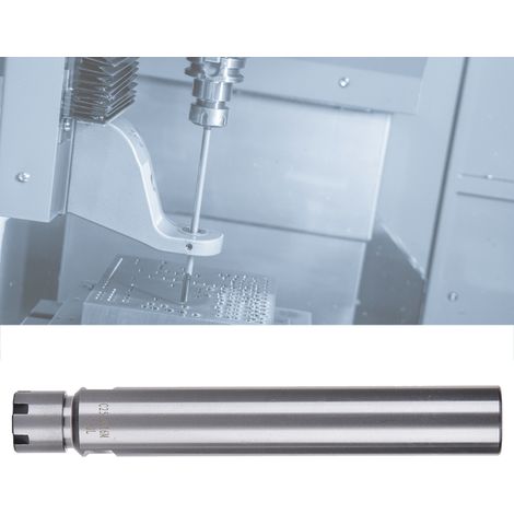 Porte-pince ER16M-150L, mandrin à queue droite pour fraiseuse CNC, rallonge pour tour, tige C25 (1/5)