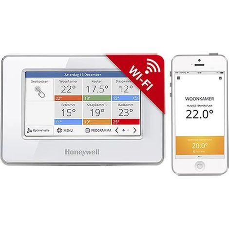 Termostato Honeywell evohome wifi pantalla táctil