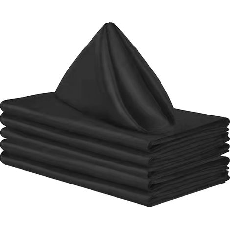 Serviette En Tissu - 43x43 Cm - Réutilisable - Lavable En Machine - Pour Restaurant Mariage Fêtes - Lot De 6