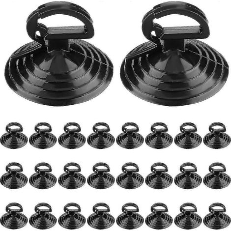 Lot de 24 ventouses pare-soleil pour pare-brise de voiture, petites ventouses en PVC pour vitres de voiture. (1/5)