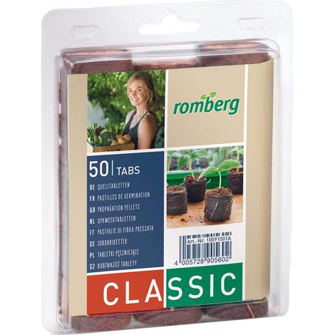 Blister de 50 pastilles COCO Ø3,6cm - ROMBERG (1/3)