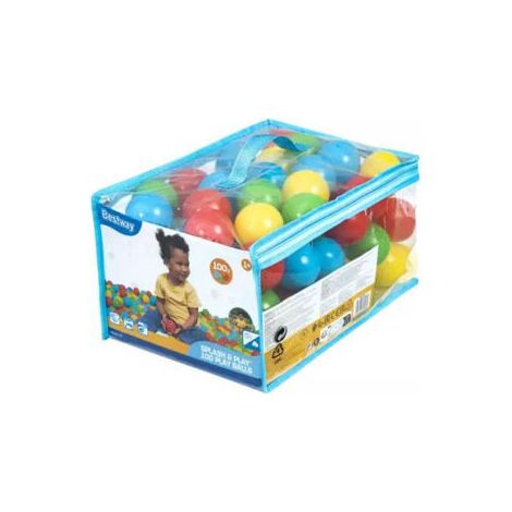 Bestway Bolsa 100 Bolas Piscina Parque de Juegos 585 cm