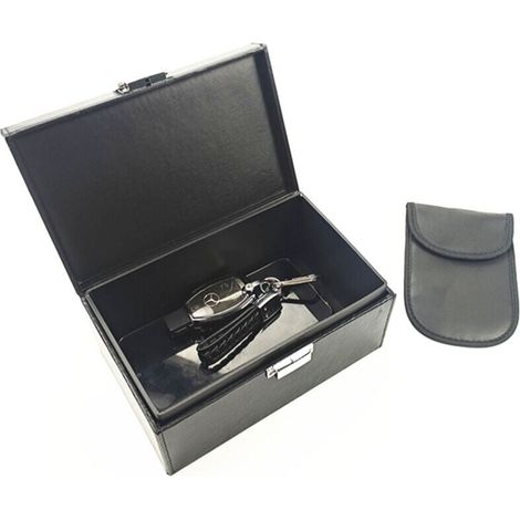 Extra Large Faraday Box for Car Keys, RFID Anti-Theft Cage for Car Security Key Storage, (1/4)