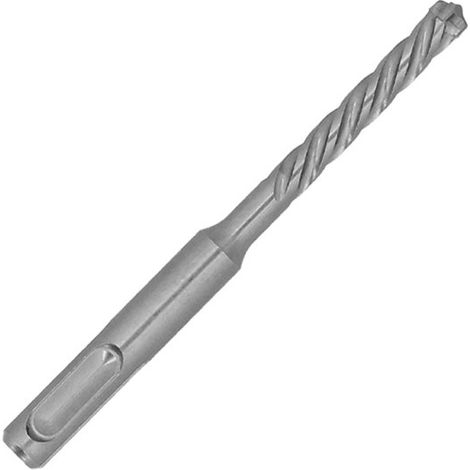 SDS-Plus-Bohrer mit 8 Spezialschneiden für Stahlbeton Ø 6 x 110 mm. Wandbohrer, Fundamentbohrer, Wandbohrer