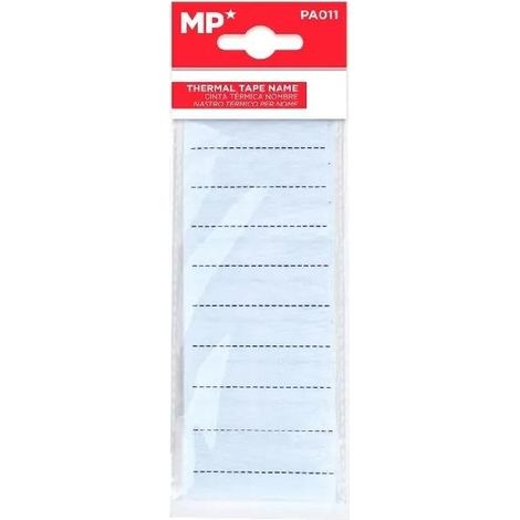 Etiqueta termoadhesiva para marcar la ropa con tu nombre.