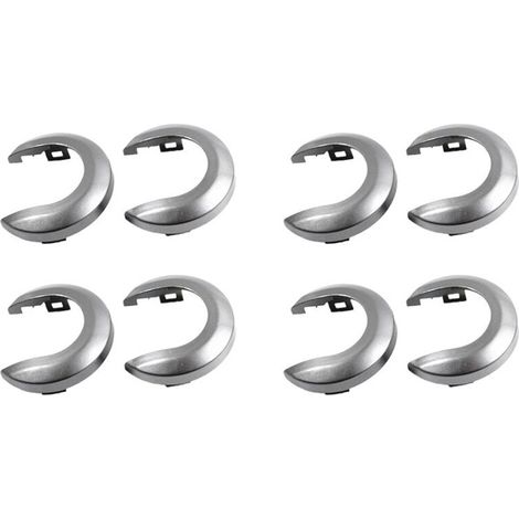 Quattro profili decorativi per le maniglie interne delle portiere e relativi loghi, adatti ai modelli Nissan Tiida 1.6L Livina NV200 B dal 2005 al 2010.