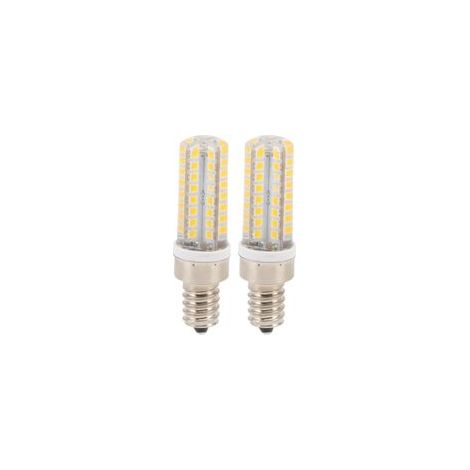 Lot de 2 ampoules LED E14 de 5 W, 230 V, lumière chaude, 64 LED, culot E14, pour bar à domicile. (1/5)
