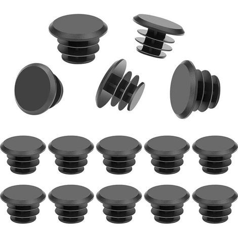 15 Pièces Bouchon Guidon VTT,Bouchon D'Extrémité De Guidon,Embouts De Guidon De Vélo en Plastique pour Vélo De Route VTT BMX Remplacement Accessoires,Accessoire Velo(22Mm) (1/5)