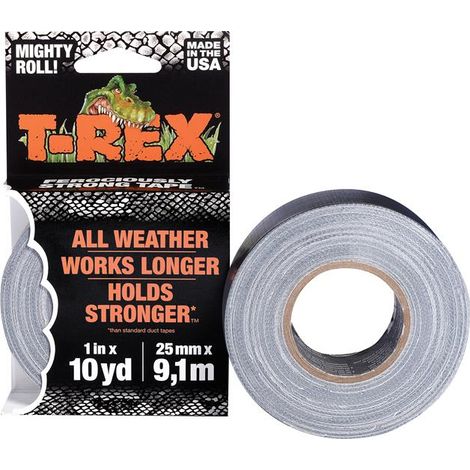 Shurtape 241330 T-REX Duct Tape 25mm x 9.1m Graphite Grey SHU241330 (1/5)