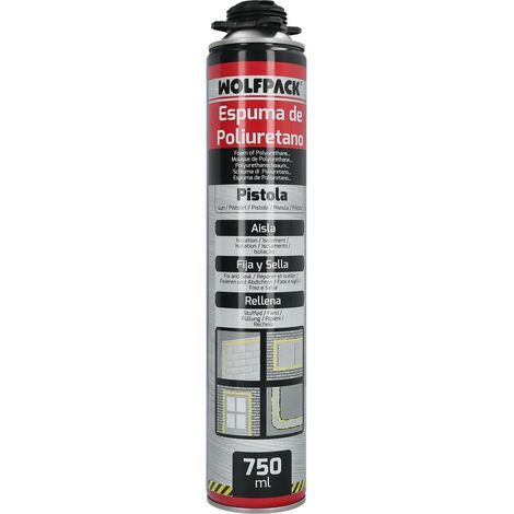 WOLFPACK LINEA PROFESIONAL espuma poliuretano 750 ml. para pistola entry (1/3)