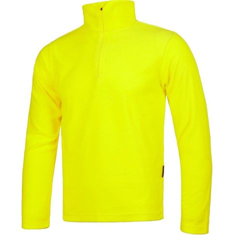 Polar segunda piel cuello alto de corte sport WORKTEAM S4001 L Amarillo A.V.