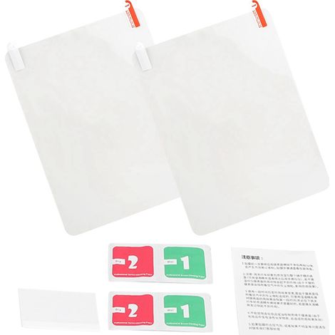 Film protecteur anti-buée et imperméable pour rétroviseur de voiture, rectangle transparent, 2 pièces, 150x200mm. (1/5)