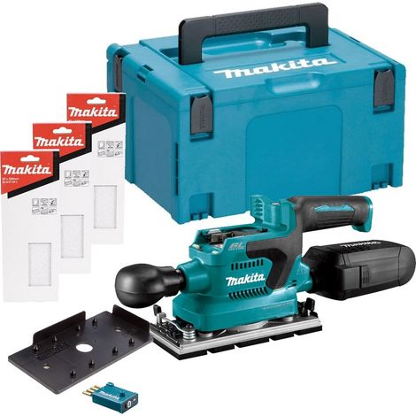 Makita DBO381ZU 18v LXT 1/3 Sheet Brushless Finishing Sander + Makpac 30 Sheets (1/5)