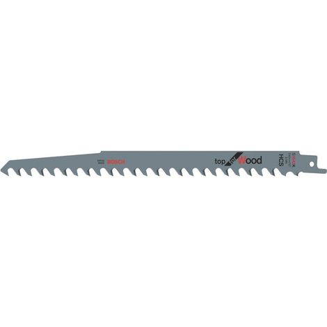 Bosch Accessories 2608650681 Säbelsägeblatt S 1542 K, Top for Wood, 2er-Pack Sägeblatt-Länge 240 mm