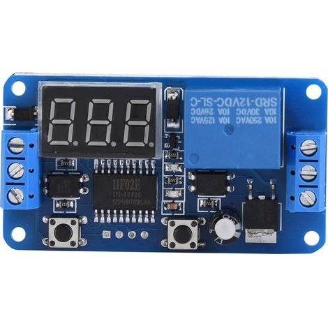 LED-Anzeige Digitales Zeitrelais SPS-Automatisierungssteuerungsmodul (12V) (1/5)