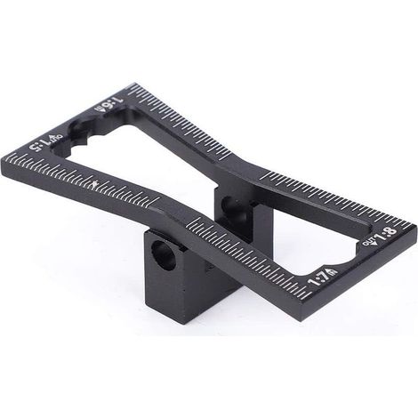 règle à queue d'aronde en aluminium pour le travail du bois, tenon à queue d'aronde