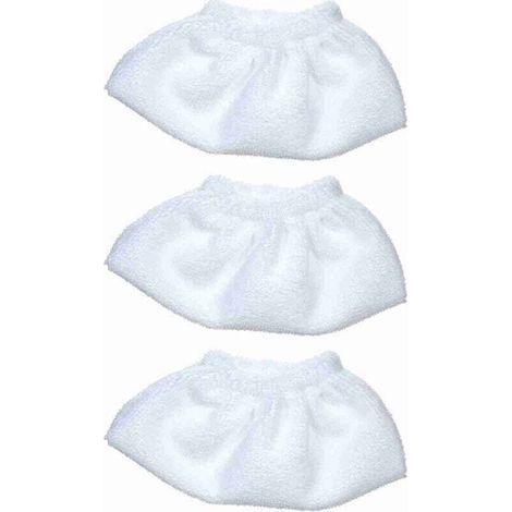 FENOPLASTICAChiffons de Rechange en Microfibre pour nettoyeurs à Vapeur compatibles , XU,avec SC2 SC3 SC4 SC5 Pack de de 4 Chiffons de Protection réutilisables, Lot de 3 - KZQ (1/4)