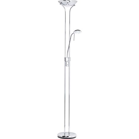 Litecraft Mother & Child Floor Lamp 2 Arm With Bulbs - Polished Chrome (1/5)