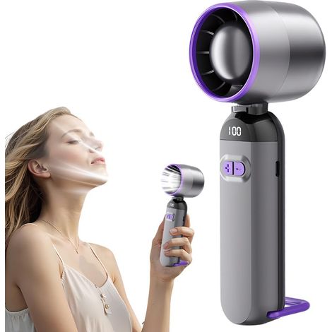 Ventilatore portatile – Ventilatore portatile ricaricabile con velocità regolabile – Mini ventilatore personale estivo per donne e uomini – Ideale per viaggi, vacanze e campeggio (1/4)