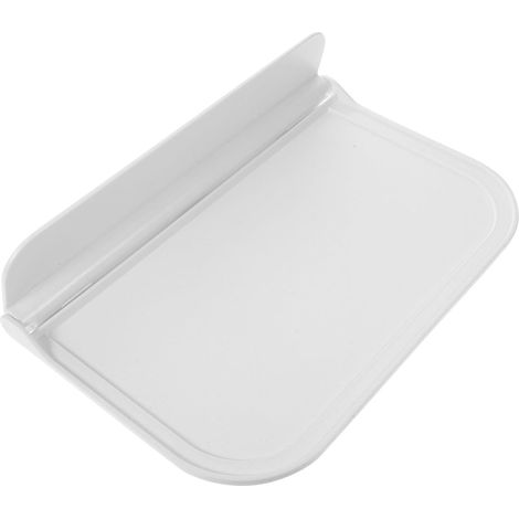 Porte-Serviettes Pliable Mural Blanc en Plastique PP pour Rangement Simple et Fonctionnel, pour Bureau ou Chambre, Design Élégant et Compact (1/5)