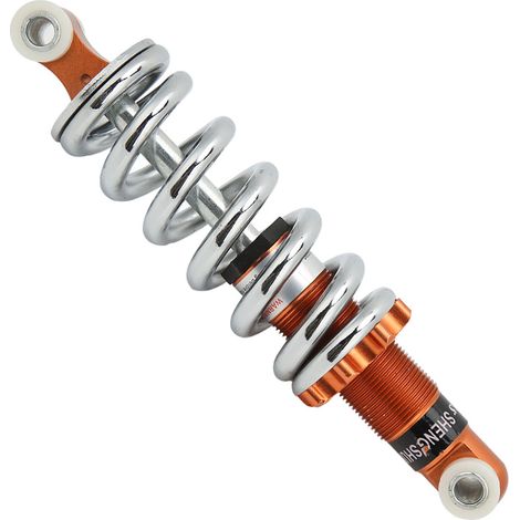Amortisseur Moto 190mm Charge 544kg Orange Réglable Universel Amortisseur Scooter Cyclomoteur (1/5)