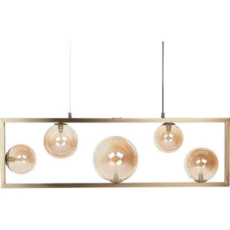 Pendant Lamp GEEHI Metal Brass (1/5)