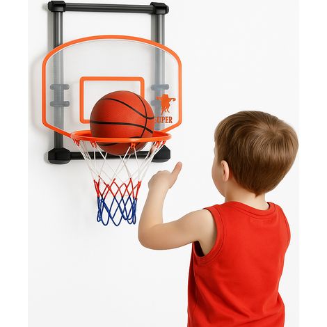 Basket Canestro Da Porta Per Bambini Segnapunti Digitale Musica Suoni E Pallone