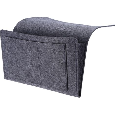 Organisateur de télécommande TV à suspendre à côté de l'accoudoir du canapé, pochette de rangement pour chambre à coucher (1/5)