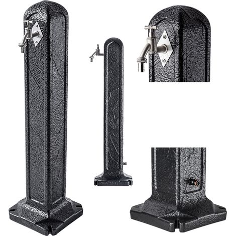 KADAX Wassersäule aus Kunststoff, Gartenwasserhahnsäule, Wasserzapfsäule, Wasserzapfstelle, Garten S (1/5)