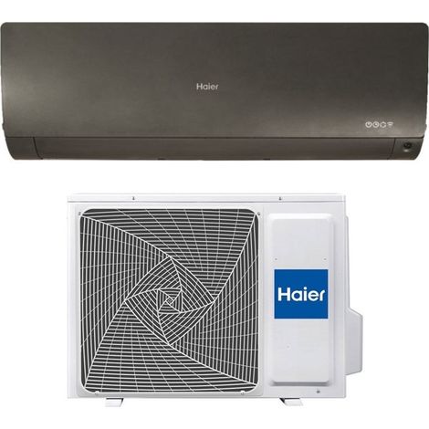 Haier Inverter-Klimagerät Serie FLEXIS PLUS BLACK 15000 Btu AS42S2SF1FA-MB3 R-32 Wi-Fi Integrated Klasse A++/A+ Farbe Schwarz
