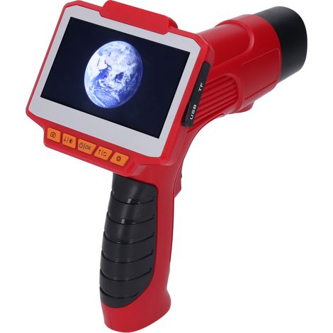 Endoscope industriel portatif, caméra haute définition de 4,3 pouces, pour la réparation automobile, l'inspection des pipelines industriels, 2 mégapixels (livré avec batterie intégrée). (1/5)