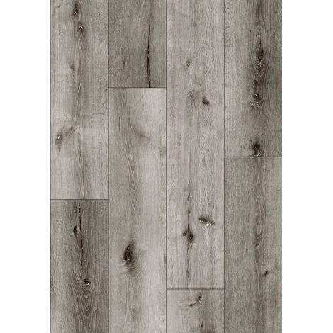 Mexen Lago Vista campione di pannelli vinilici 1240 x 182 mm SPC 6,5 mm, sottostrato IXPE 1,5 mm, 4 V-Fuga, Rovere - F1035-S (1/5)