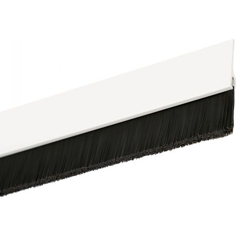 Guarnizione Porta In Pvc Bianco Con Spazzola 1 Metro
