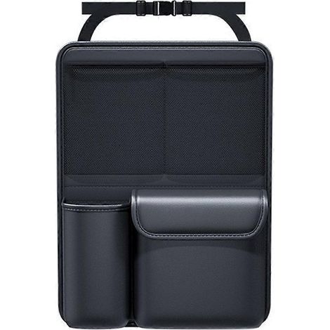 Sac de rangement universel pour voiture, boîte de rangement suspendue, sac de rangement multifonctionnel pour dossier de siège, pour un rangement et une organisation faciles (1/5)